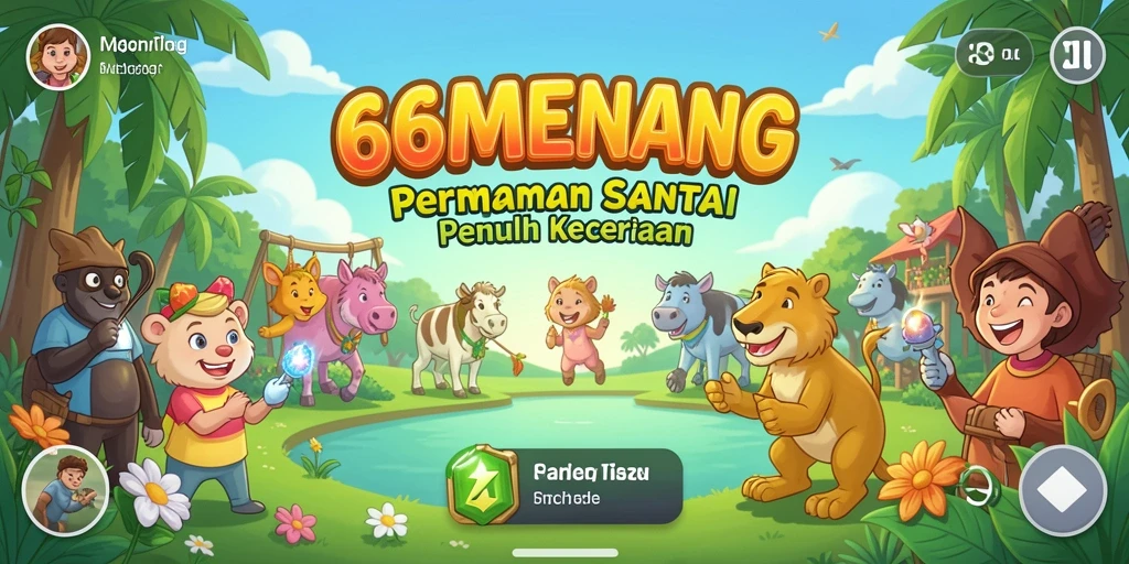 Tampilan gameplay seru dari 66MENANG dengan berbagai level menarik.