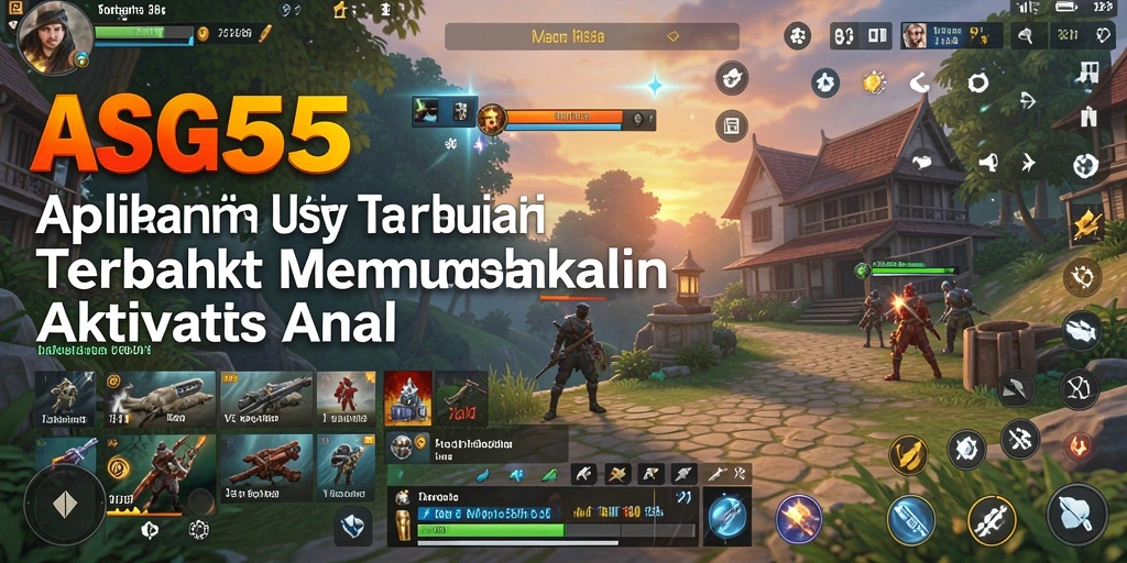 Tampilan antarmuka pengguna ASG55 yang sederhana dan fungsional.