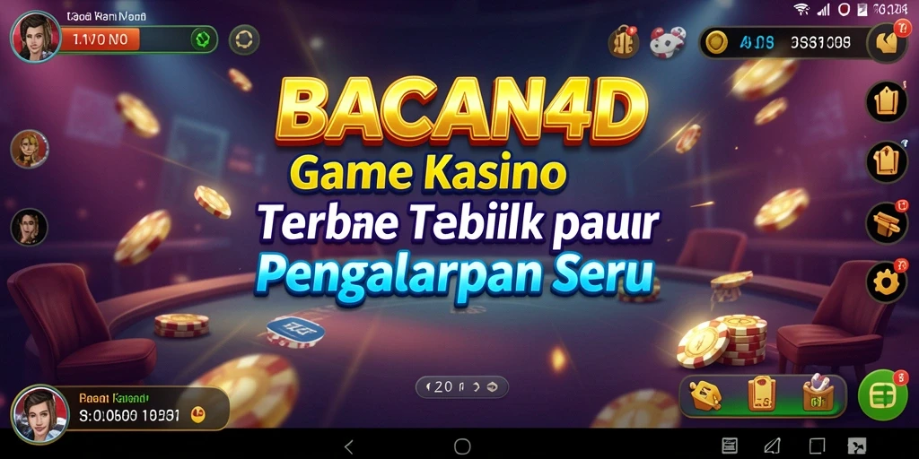 Gameplay seru dalam BACAN4D dengan pilihan permainan Kasino yang beragam.