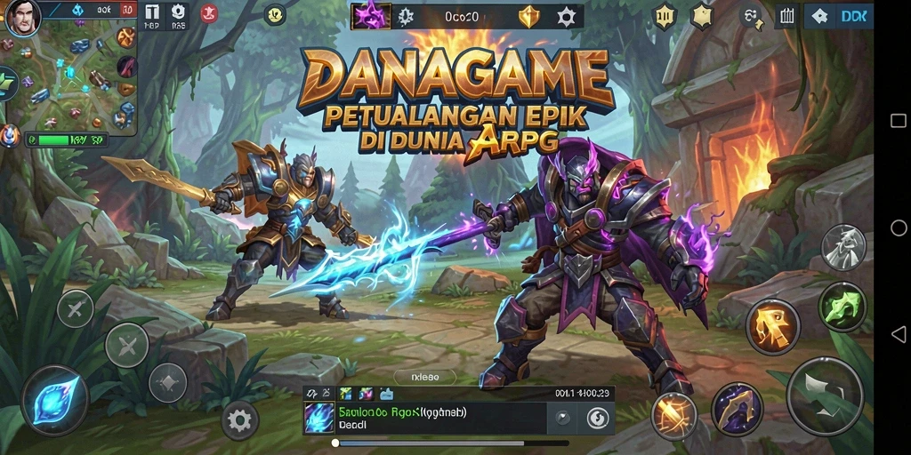 Gameplay seru dan dinamis di dunia fantasi DANAGAME.
