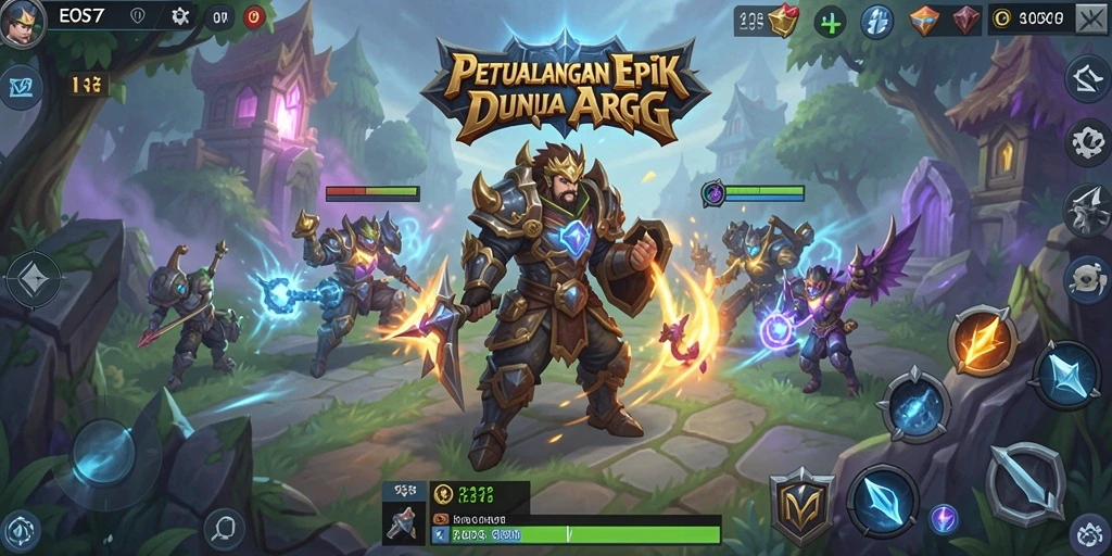Gameplay menarik di dunia penuh petualangan ARPG.