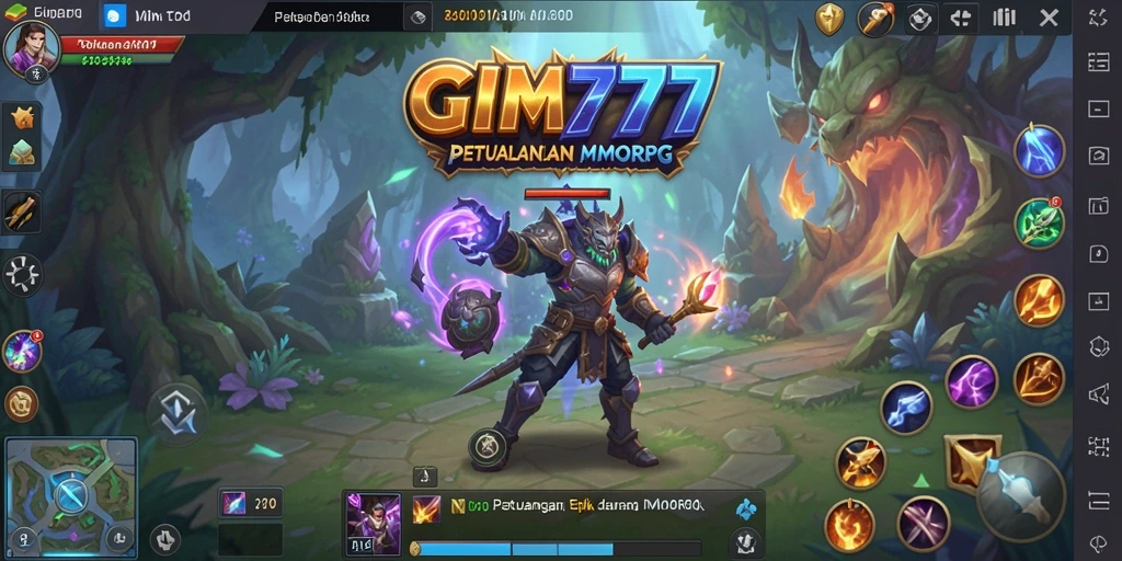 Tampilan gameplay seru dan aksi mendebarkan di GIM777.