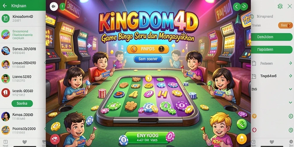 Tampilan gameplay seru KINGDOM4D di layar ponsel.