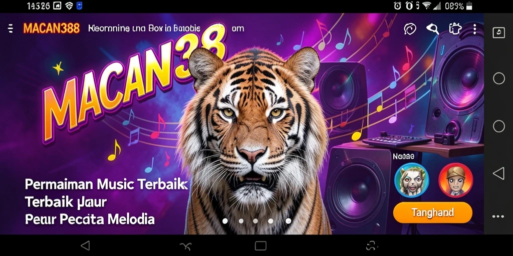 Screenshot gameplay <strong>MACAN388</strong> menampilkan tantangan seru dalam bermain musik.