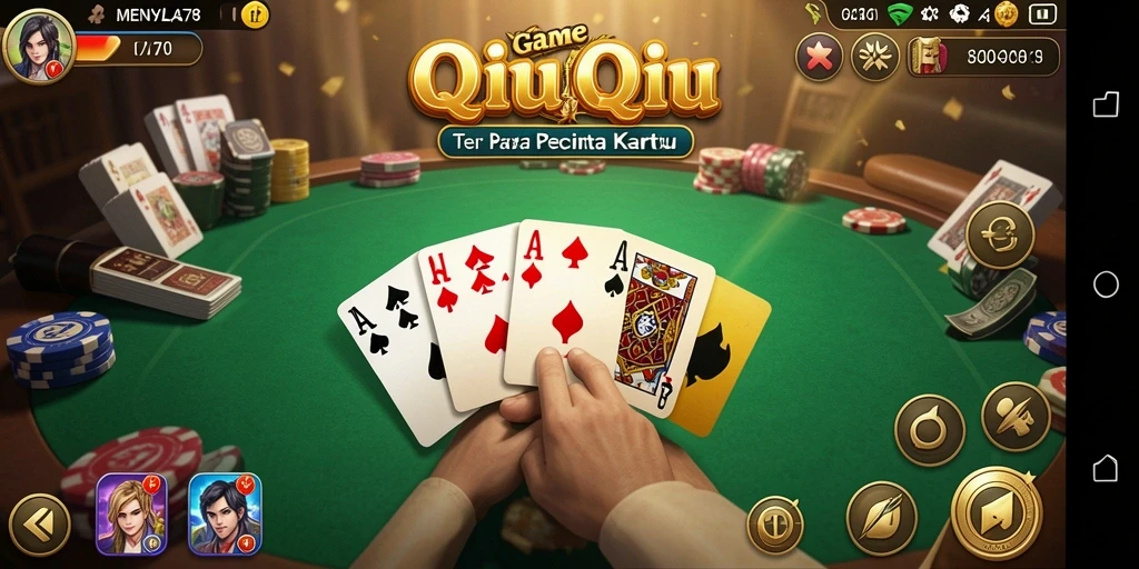 Screenshot gameplay QiuQiu yang menarik dari MENYALA78.