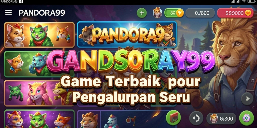 Screenshot PANDORA99 menunjukkan gameplay Slot yang mengasyikkan.