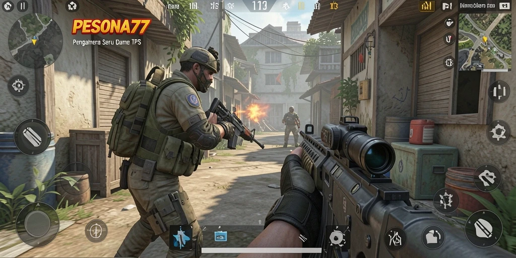 Tampilan gameplay PESONA77 yang memukau dan penuh aksi.