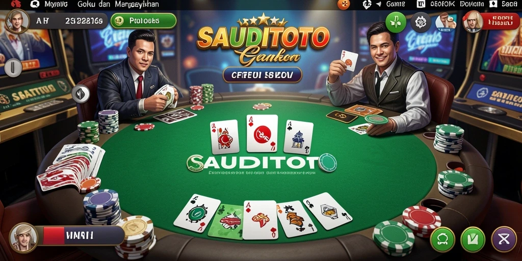 Tampilan gameplay SAUDITOTO yang menarik dan interaktif.