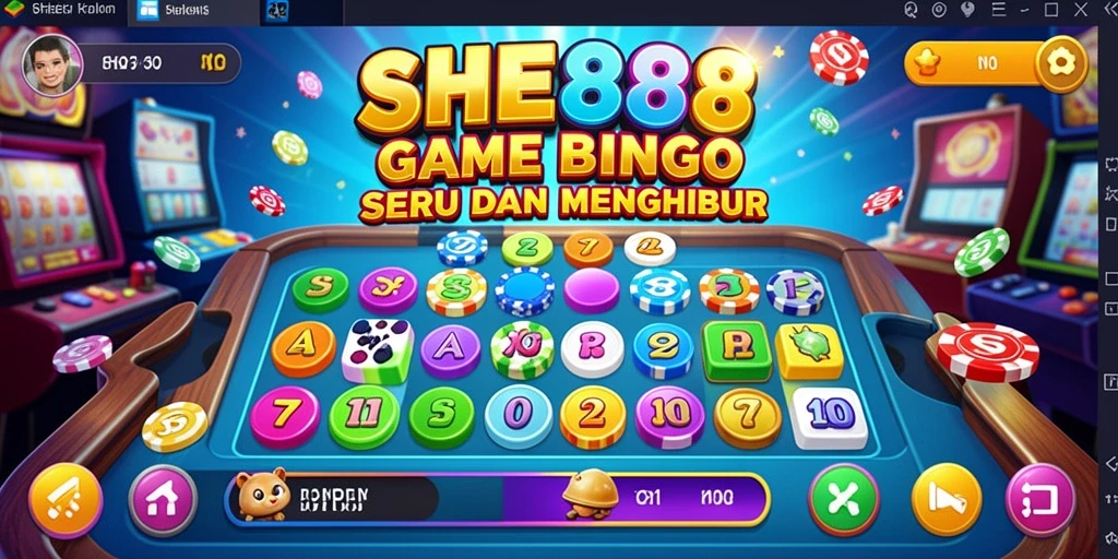 Tampilan gameplay SHE888 menampilkan keseruan permainan Bingo yang menghibur.