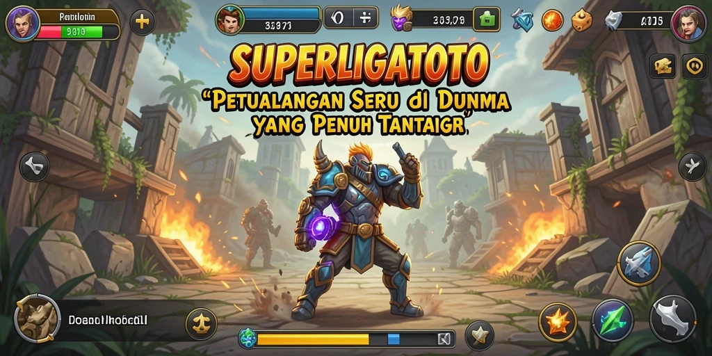 Screenshot SUPERLIGATOTO menampilkan petualangan mendebarkan dengan grafik yang luar biasa.