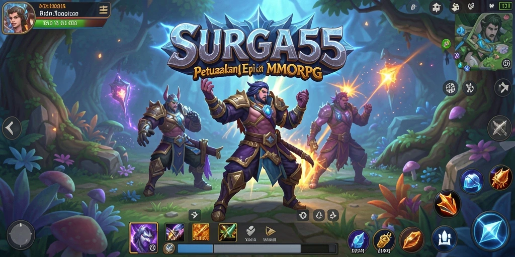 Tampilan gameplay menakjubkan dengan petualangan seru di SURGA55.