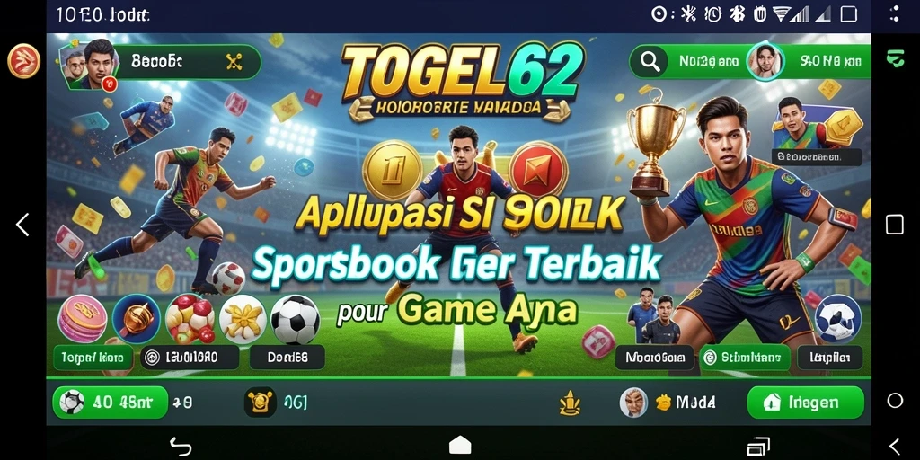 Tampilan gameplay <strong>TOGEL62</strong> saat memasang taruhan olahraga secara langsung.