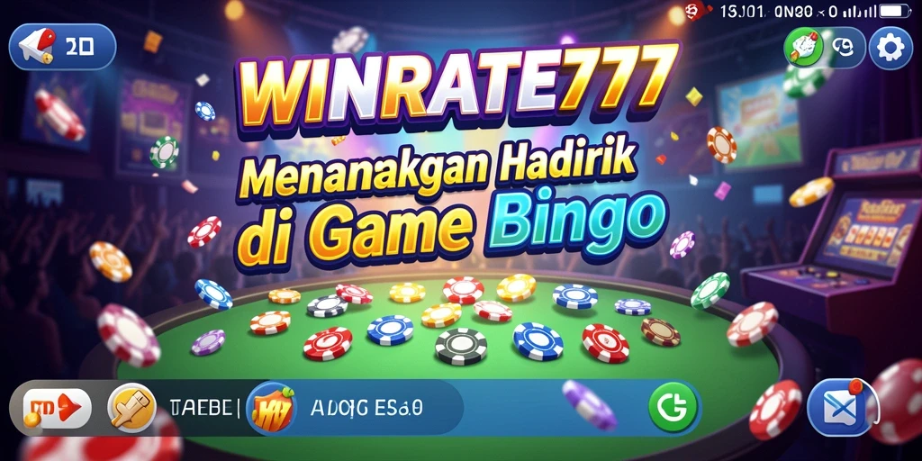 Gameplay Bingo seru dan penuh warna di WINRATE777.