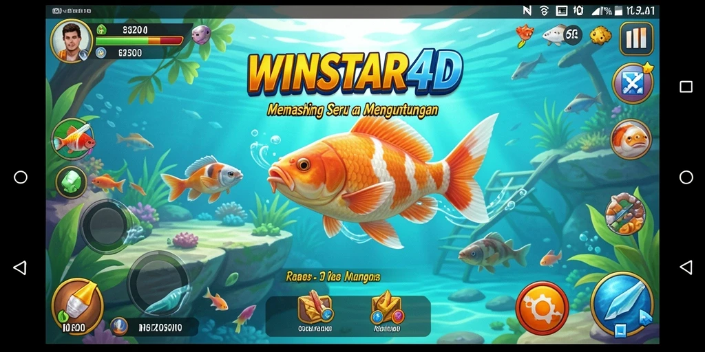 Tangkapan besar dalam gameplay WINSTAR4D yang menakjubkan.